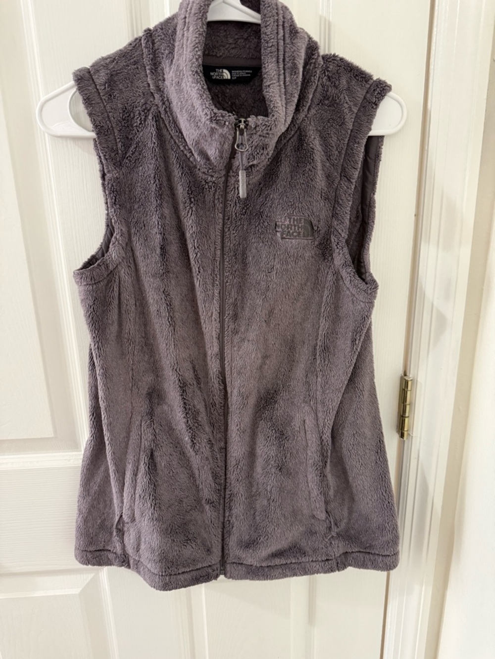 The North Face Plush Fleece Vest in Gray